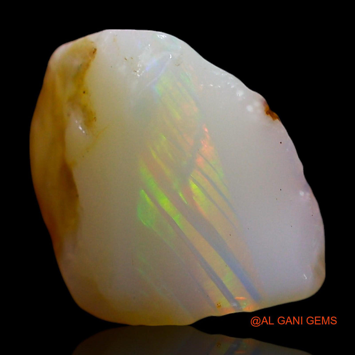 4.00 Cts Natural Australian Fire Opal Loose Gemstone Fancy Rough 14x9x6 mm RD-586