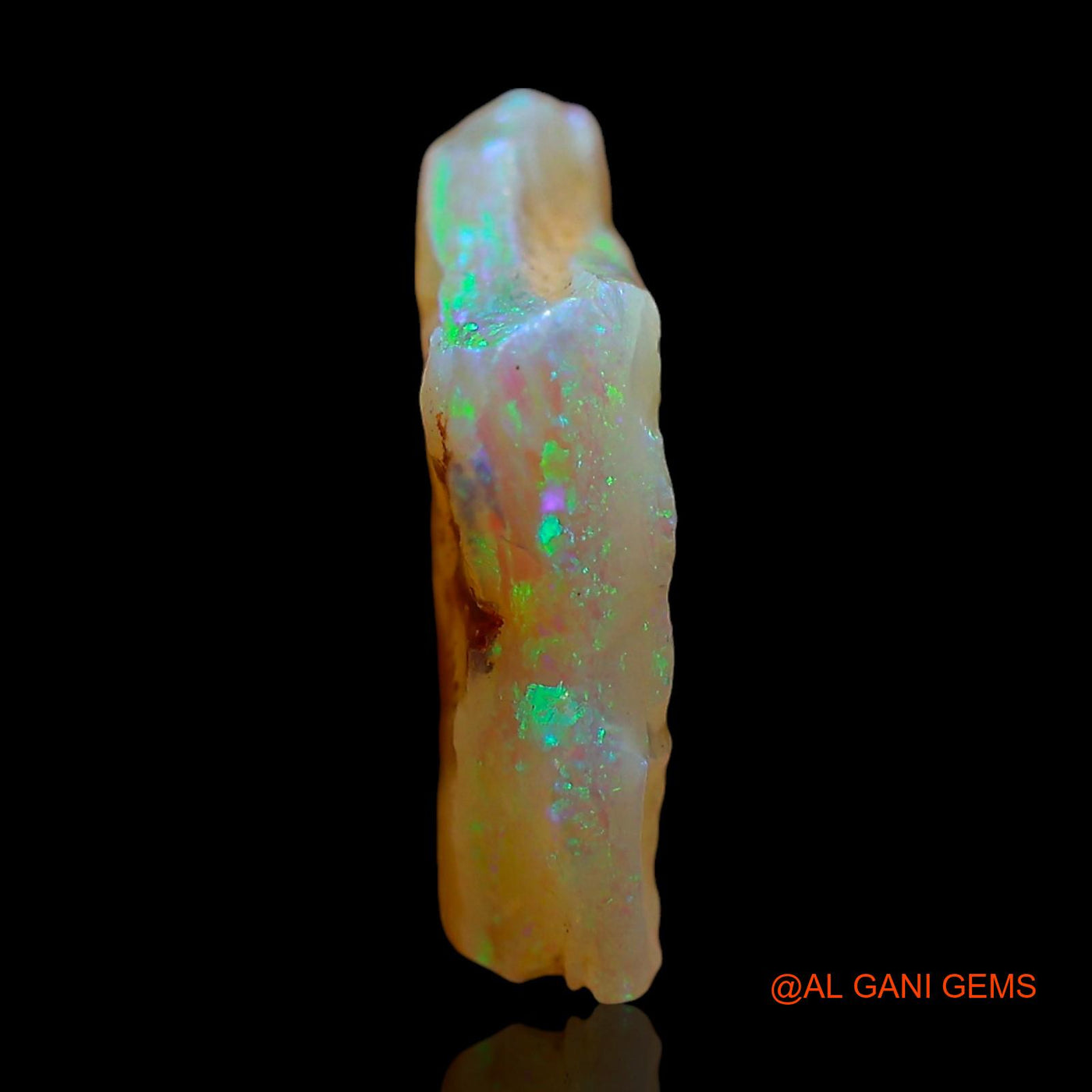 3.00 Cts Natural Australian Fire Opal Loose Gemstone Fancy Rough 12x10x3 mm RD-588