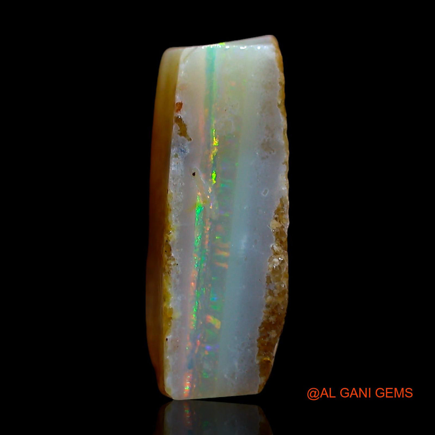 4.00 Cts Natural Australian Fire Opal Loose Gemstone Fancy Rough 13x7x4 mm RD-589