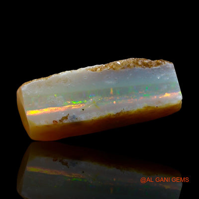 4.00 Cts Natural Australian Fire Opal Loose Gemstone Fancy Rough 13x7x4 mm RD-589