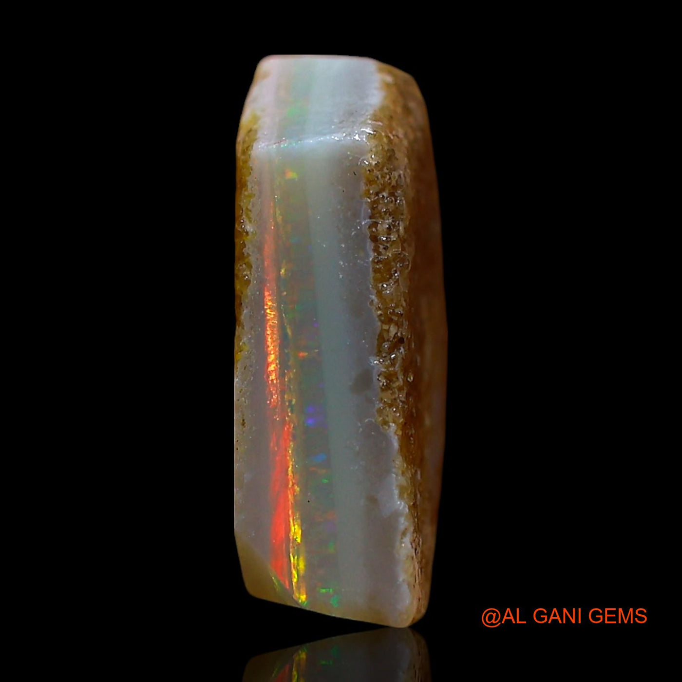 4.00 Cts Natural Australian Fire Opal Loose Gemstone Fancy Rough 13x7x4 mm RD-589