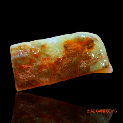 Natural Untreated Fire Opal Loose Gemstone Fancy Rough From Australia 2.00 Cts 12x6x5 mm RD-590