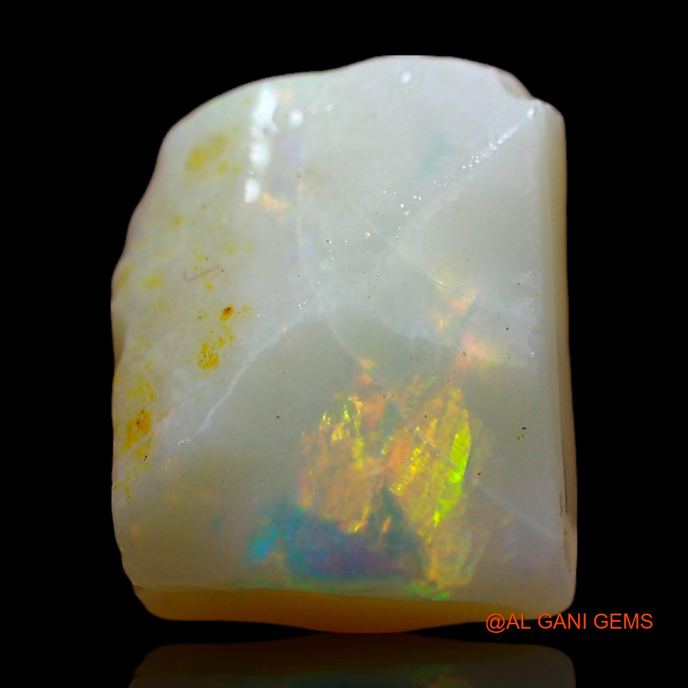 2.00 Cts Natural Australian Fire Opal Fancy Rough Loose Gemstone For Jewelry 11x8x4 mm RD-597