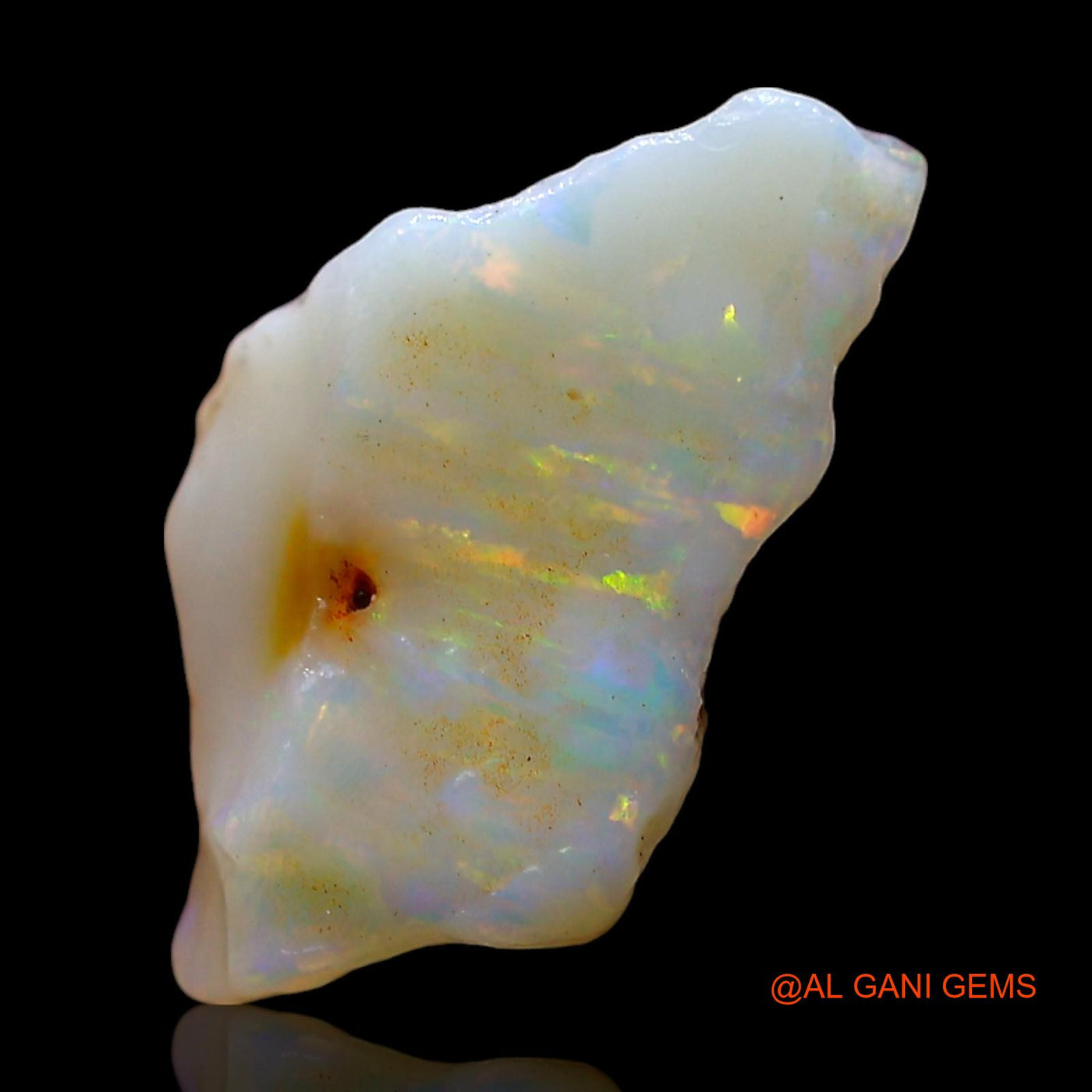 3.00 Cts Natural Australian Fire Opal Fancy Rough Loose Gemstone For Jewelry 14x8x7 mm RD-599