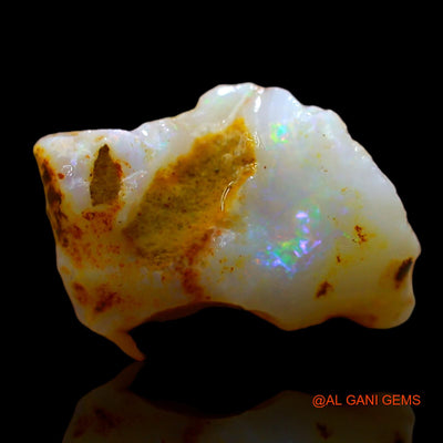 Natural Fire Opal Gemstone 4.00 Cts Loose Fancy Rough From Australia 14x10x5 mm RD-59