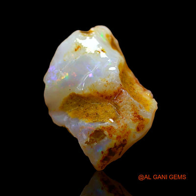 Natural Fire Opal Gemstone 4.00 Cts Loose Fancy Rough From Australia 14x10x5 mm RD-59