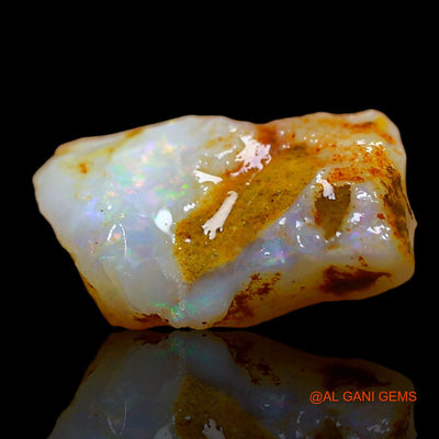 Natural Fire Opal Gemstone 4.00 Cts Loose Fancy Rough From Australia 14x10x5 mm RD-59