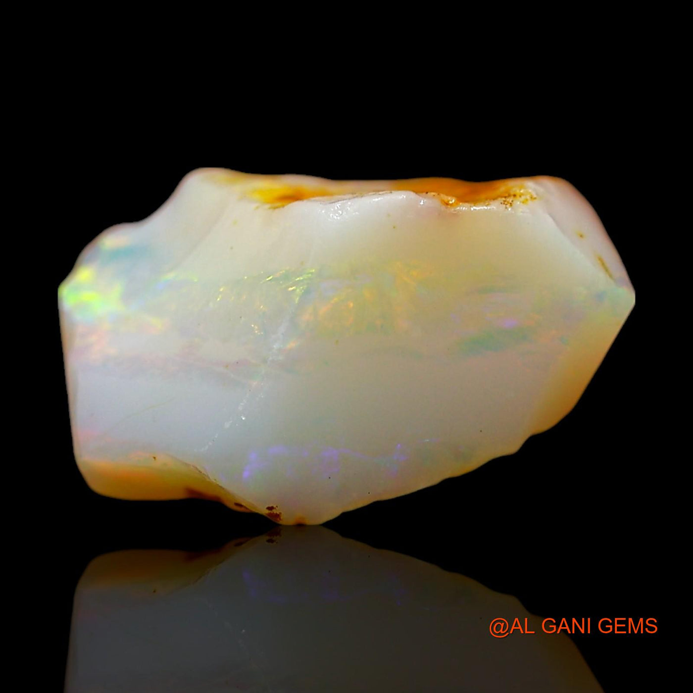 2.00 Cts Natural Australian Fire Opal Fancy Rough Loose Gemstone For Jewelry 12x9x6 mm RD-600