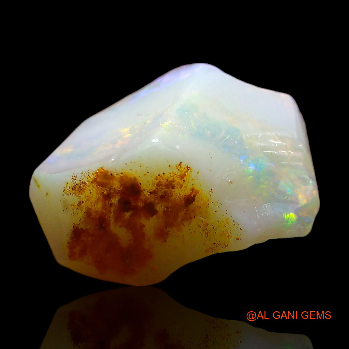 2.00 Cts Natural Australian Fire Opal Fancy Rough Loose Gemstone For Jewelry 12x9x6 mm RD-600