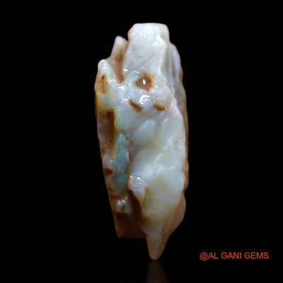 Natural Untreated Fire Opal Loose Gemstone Fancy Rough From Australia 59.00 Cts 36x26x12 mm RD-603