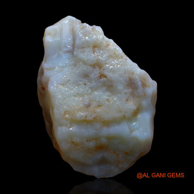 Natural Untreated Fire Opal Loose Gemstone Fancy Rough From Australia 59.00 Cts 36x26x12 mm RD-603
