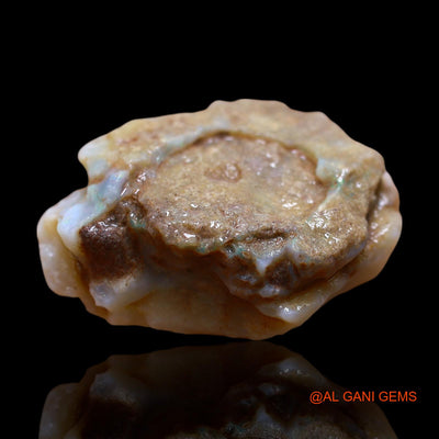 Natural Untreated Fire Opal Loose Gemstone Fancy Rough From Australia 59.00 Cts 36x26x12 mm RD-603