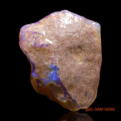Natural Untreated Fire Opal Loose Gemstone Fancy Rough From Australia 55.00 Cts 33x26x13 mm RD-604