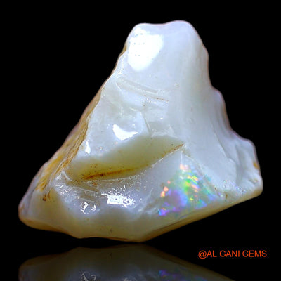 Natural Fire Opal Gemstone 5.00 Cts Loose Fancy Rough From Australia 14x11x9 mm RD-60