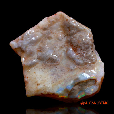 29.00 Cts Natural Australian Fire Opal Loose Gemstone Fancy Rough 31x27x7 mm RD-616