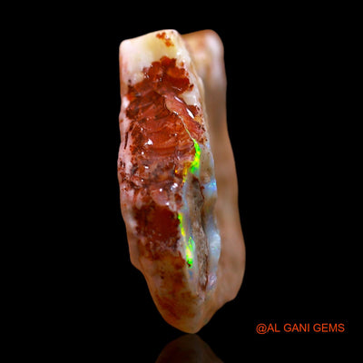 29.00 Cts Natural Australian Fire Opal Loose Gemstone Fancy Rough 31x27x7 mm RD-616