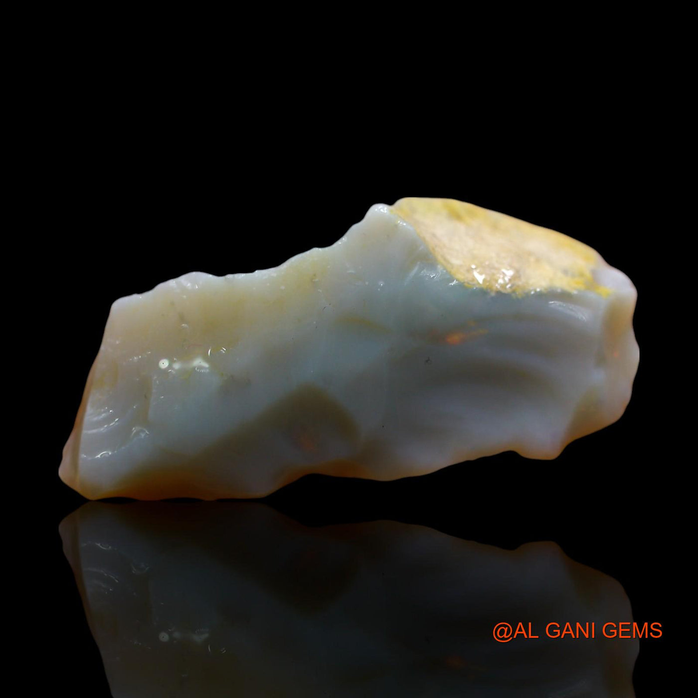 23.00 Cts Natural Australian Fire Opal Loose Gemstone Fancy Rough 35x17x9 mm RD-617