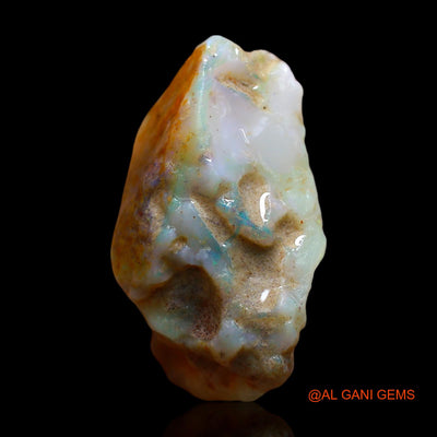 34.00 Cts Natural Australian Fire Opal Fancy Rough Loose Gemstone For Jewelry 29x19x13 mm RD-620