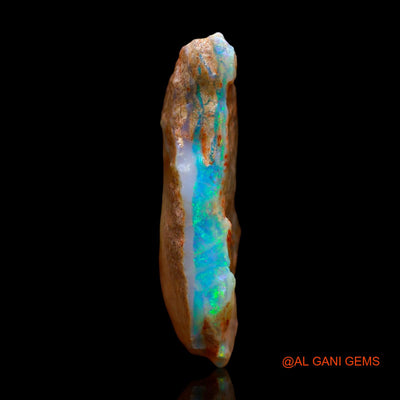 Natural Untreated Fire Opal Loose Gemstone Fancy Rough From Australia 21.00 Cts 32x18x7 mm RD-621