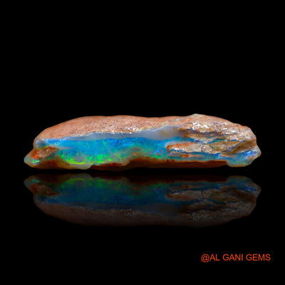Natural Untreated Fire Opal Loose Gemstone Fancy Rough From Australia 21.00 Cts 32x18x7 mm RD-621