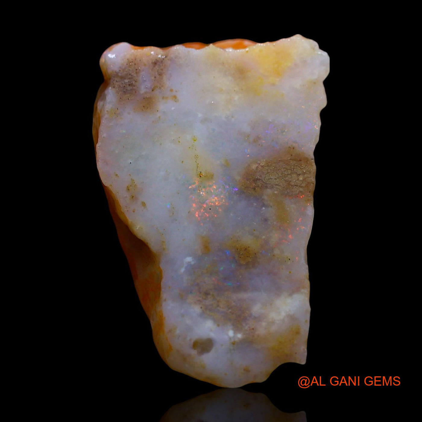 25.00 Cts Natural Australian Fire Opal Loose Gemstone Fancy Rough 29x19x8 mm RD-622