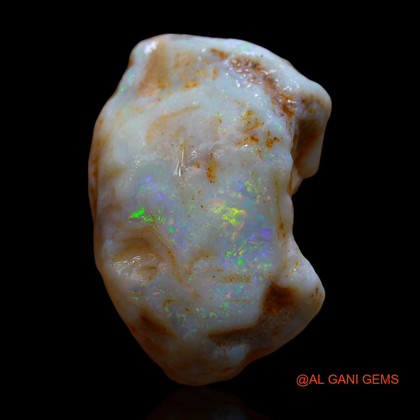 42.00 Cts Natural Australian Fire Opal Loose Gemstone Fancy Rough 28x20x16 mm RD-623