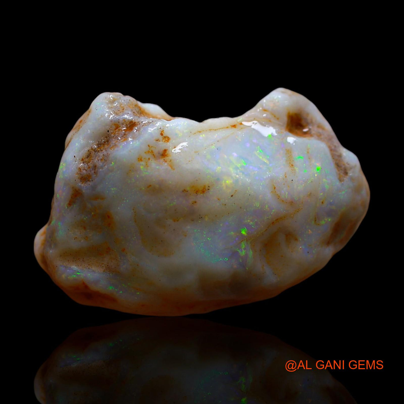 42.00 Cts Natural Australian Fire Opal Loose Gemstone Fancy Rough 28x20x16 mm RD-623