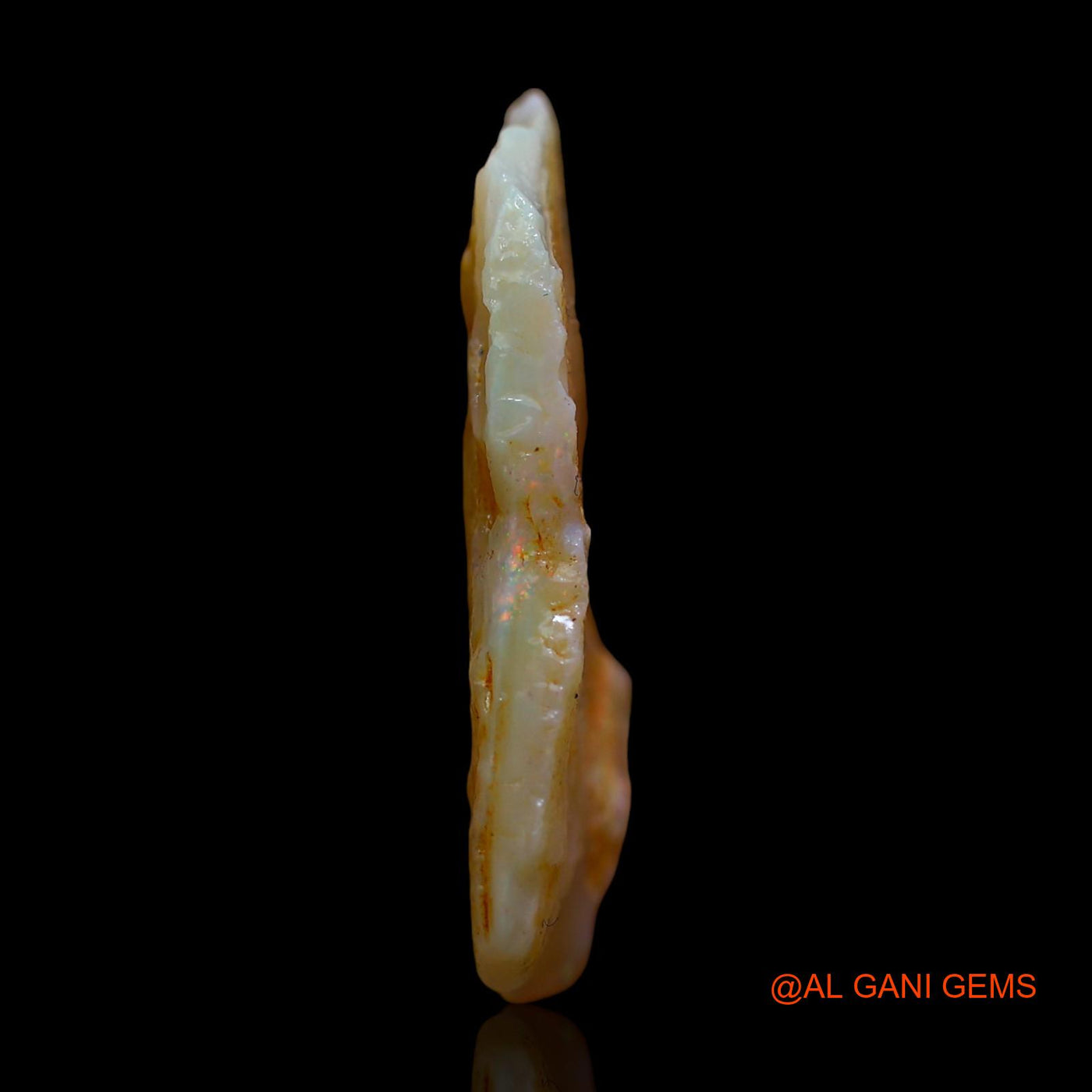 15.00 Cts Natural Australian Fire Opal Fancy Rough Loose Gemstone For Jewelry 29x22x4 mm RD-626