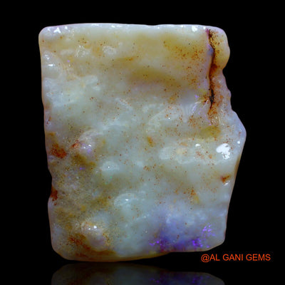12.00 Cts Natural Australian Fire Opal Loose Gemstone Fancy Rough 25x21x4 mm RD-627