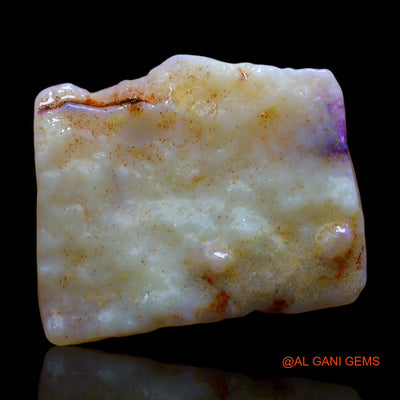 12.00 Cts Natural Australian Fire Opal Loose Gemstone Fancy Rough 25x21x4 mm RD-627