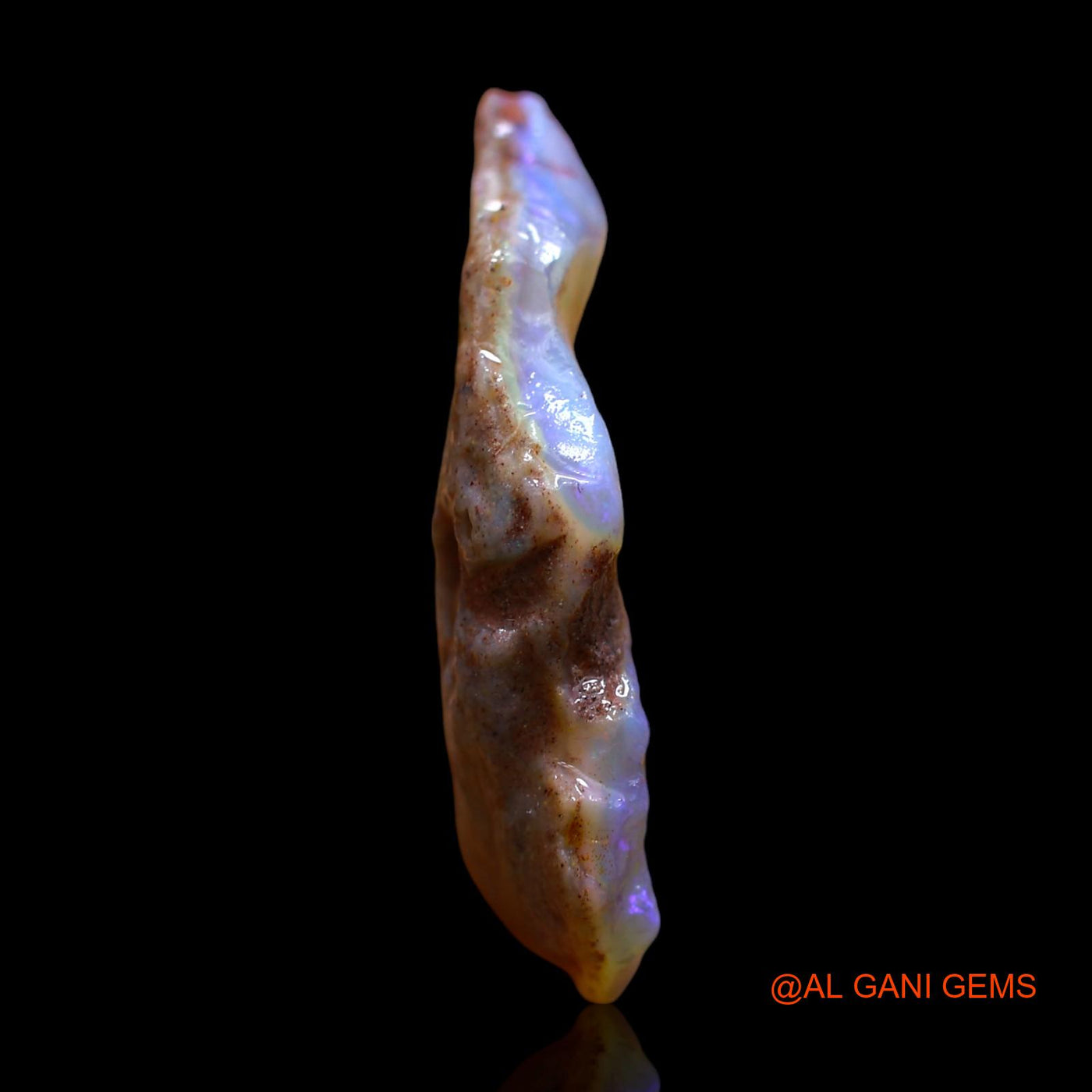 16.00 Cts Natural Australian Fire Opal Loose Gemstone Fancy Rough 28x21x5 mm RD-630