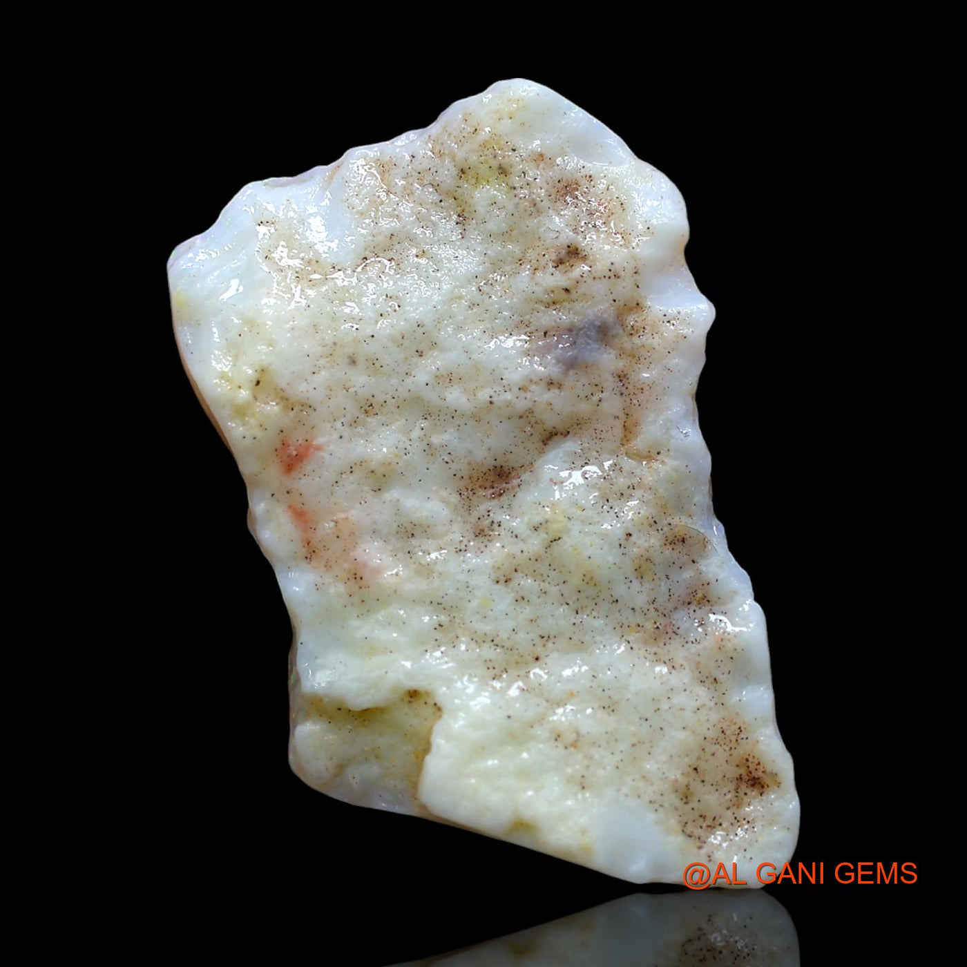 Natural Untreated Fire Opal Loose Gemstone Fancy Rough From Australia 14.00 Cts 31x19x5 mm RD-635