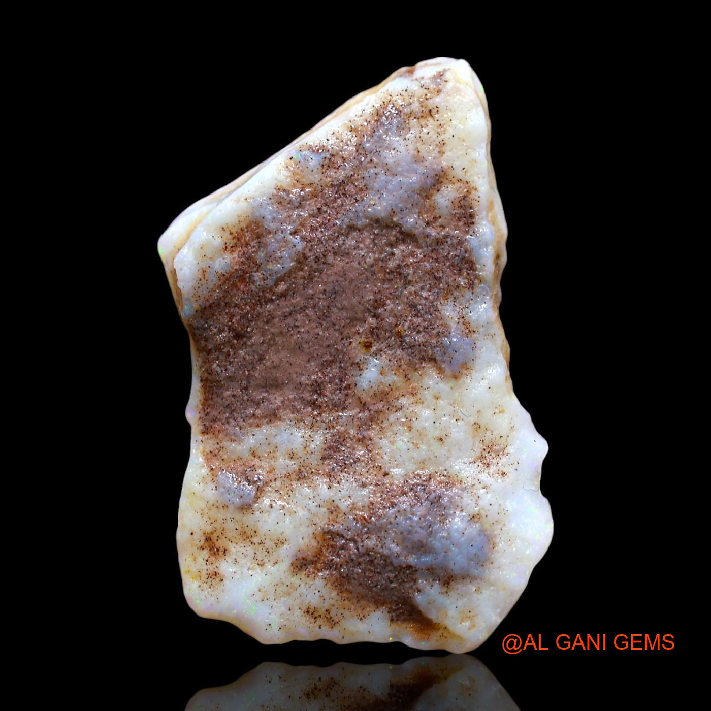 Natural Untreated Fire Opal Loose Gemstone Fancy Rough From Australia 14.00 Cts 31x19x5 mm RD-635
