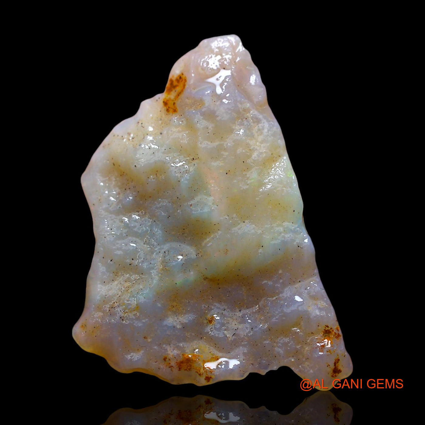 10.00 Cts Unheated Australian Fire Opal Loose Gemstone Fancy Rough Natural 28x19x4 mm RD-636