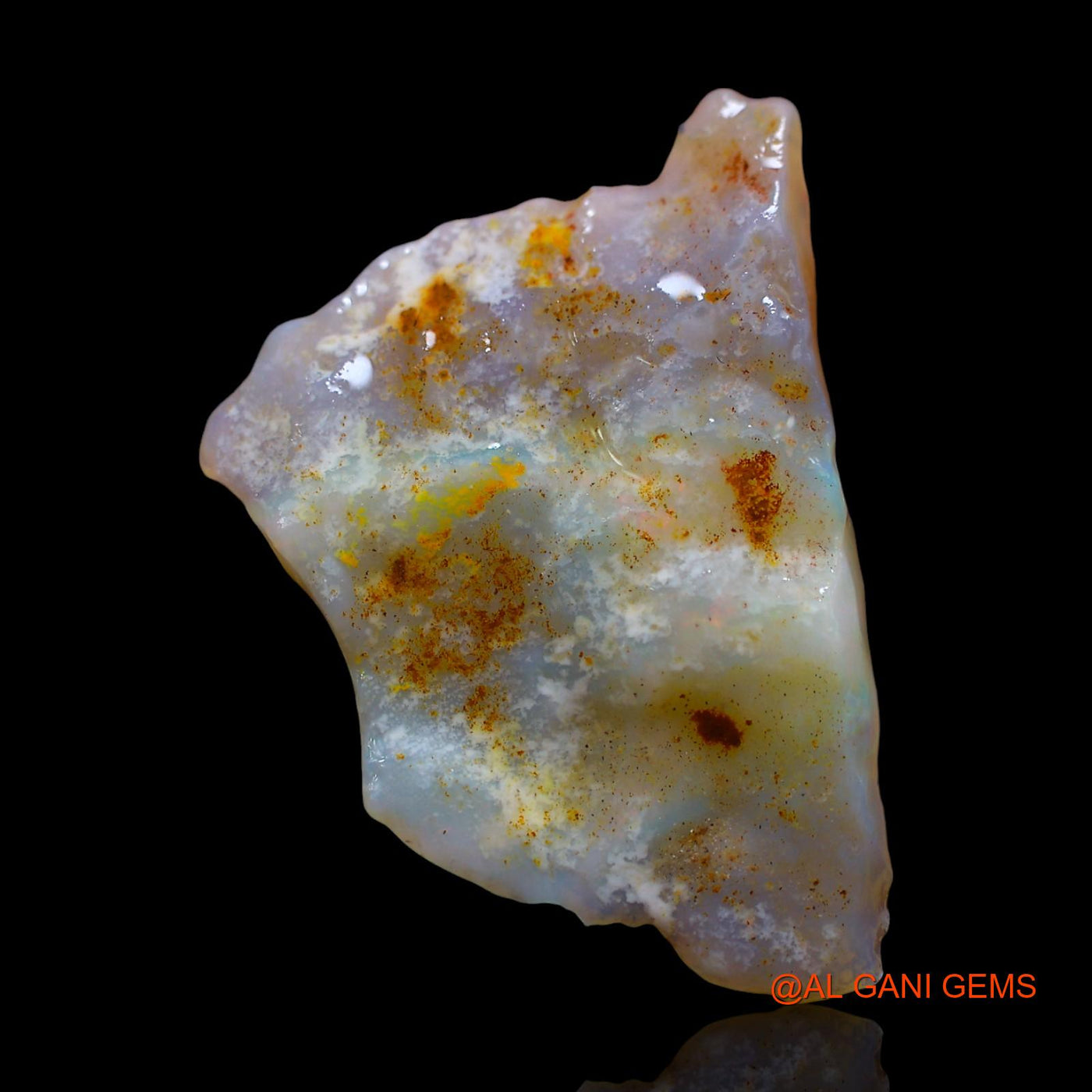 10.00 Cts Unheated Australian Fire Opal Loose Gemstone Fancy Rough Natural 28x19x4 mm RD-636