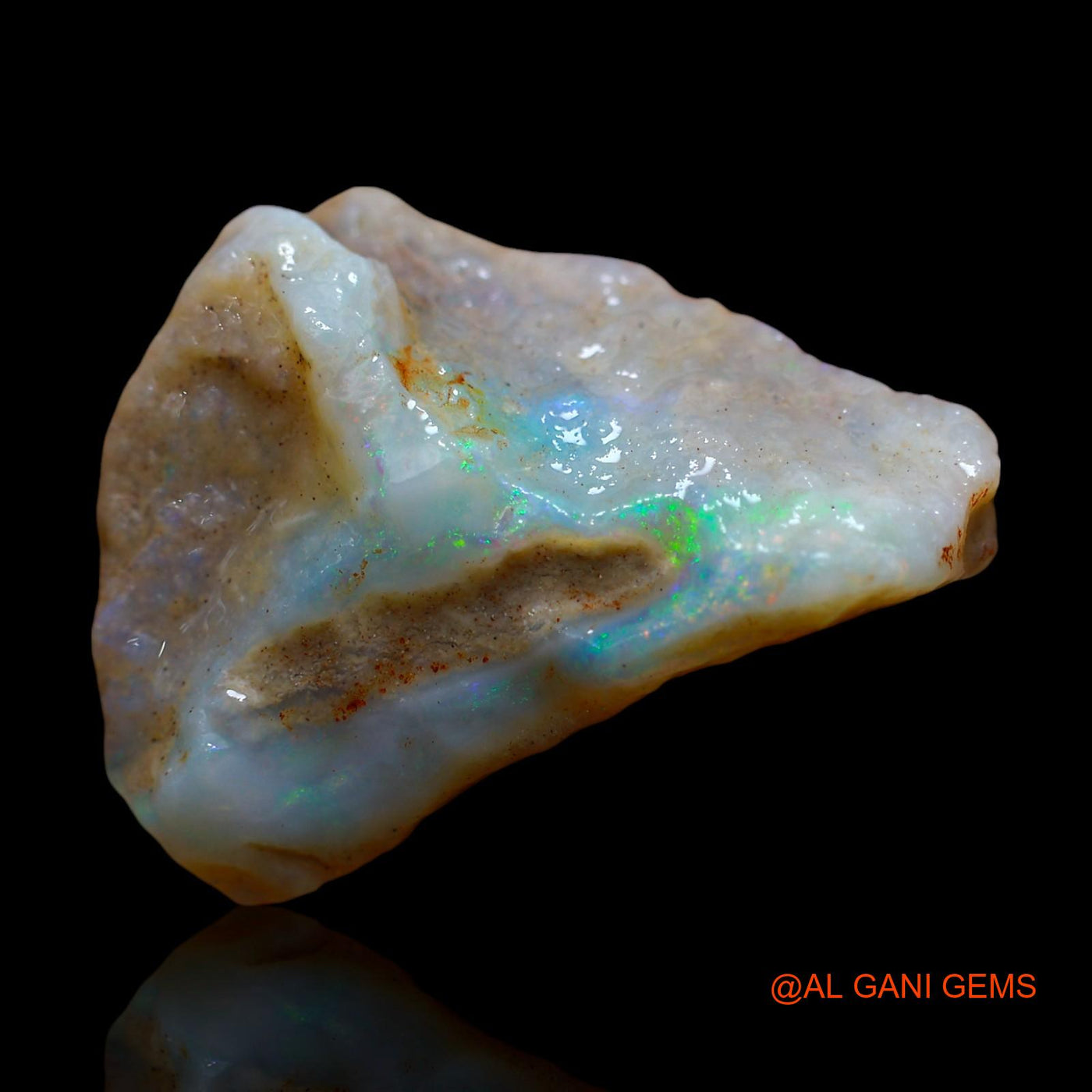 18.00 Cts Natural Australian Fire Opal Loose Gemstone Fancy Rough 26x18x9 mm RD-637