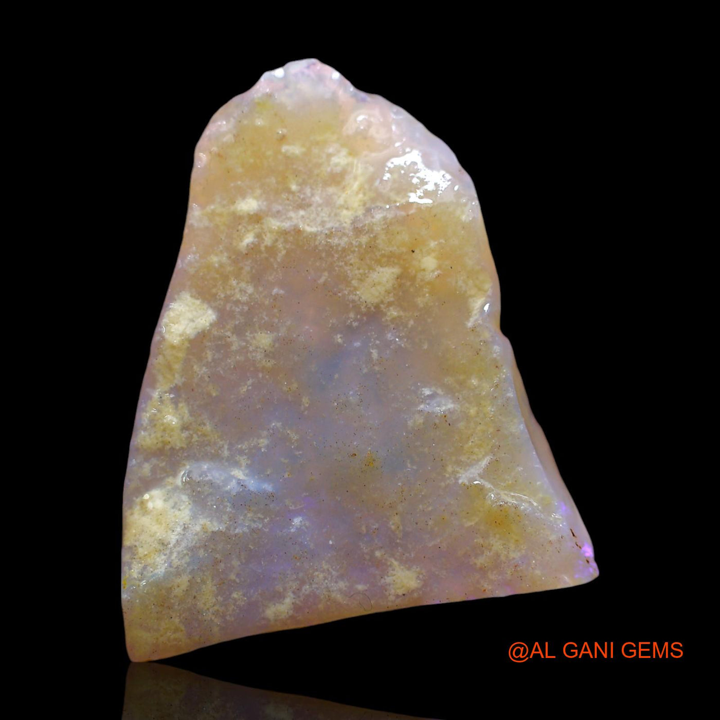 12.00 Cts Natural Australian Fire Opal Fancy Rough Loose Gemstone For Jewelry 25x21x4 mm RD-638