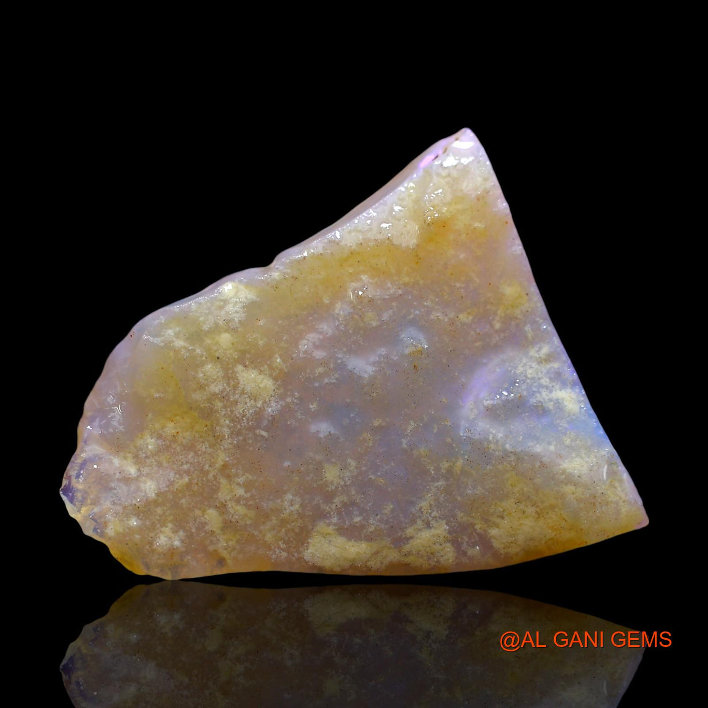 12.00 Cts Natural Australian Fire Opal Fancy Rough Loose Gemstone For Jewelry 25x21x4 mm RD-638