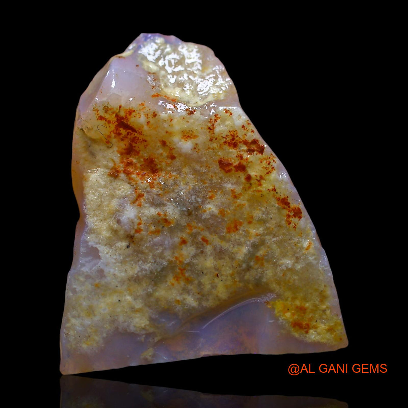 12.00 Cts Natural Australian Fire Opal Fancy Rough Loose Gemstone For Jewelry 25x21x4 mm RD-638