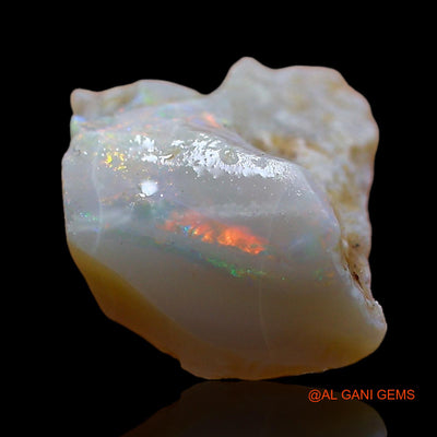 Natural Untreated Fire Opal Loose Gemstone Fancy Rough From Australia 4.00 Cts 12x10x5 mm RD-63