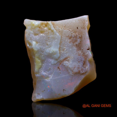 Natural Untreated Fire Opal Loose Gemstone Fancy Rough From Australia 4.00 Cts 12x10x5 mm RD-63