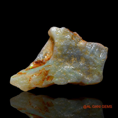13.00 Cts Natural Australian Fire Opal Loose Gemstone Fancy Rough 26x17x6 mm RD-640