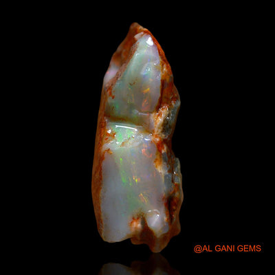 Natural Fire Opal Gemstone 20.00 Cts Loose Fancy Rough From Australia 29x13x11 mm RD-641