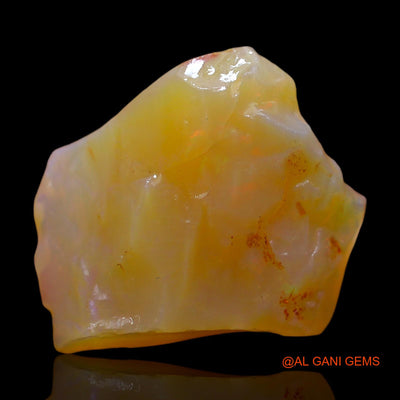 30.00 Cts Natural Australian Fire Opal Loose Gemstone Fancy Rough 24x21x12 mm RD-642