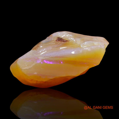 30.00 Cts Natural Australian Fire Opal Loose Gemstone Fancy Rough 24x21x12 mm RD-642