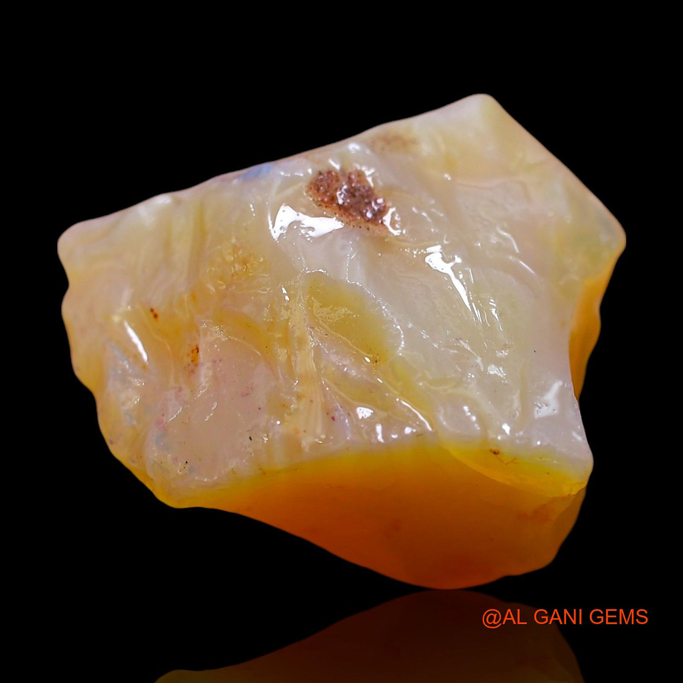 30.00 Cts Natural Australian Fire Opal Loose Gemstone Fancy Rough 24x21x12 mm RD-642