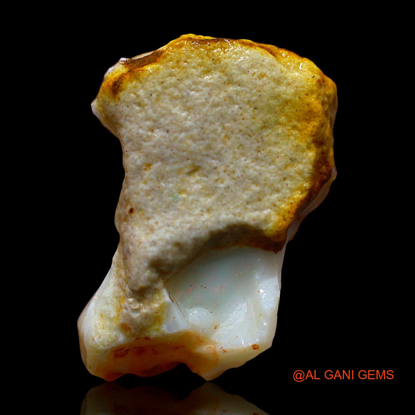 20.00 Cts Natural Australian Fire Opal Fancy Rough Loose Gemstone For Jewelry 27x19x9 mm RD-644