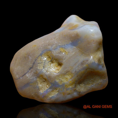 Natural Fire Opal Gemstone 30.00 Cts Loose Fancy Rough From Australia 22x19x13 mm RD-645