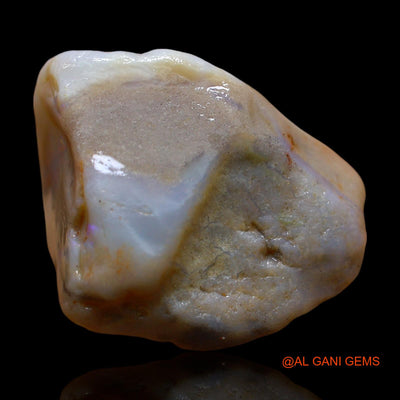 Natural Fire Opal Gemstone 30.00 Cts Loose Fancy Rough From Australia 22x19x13 mm RD-645