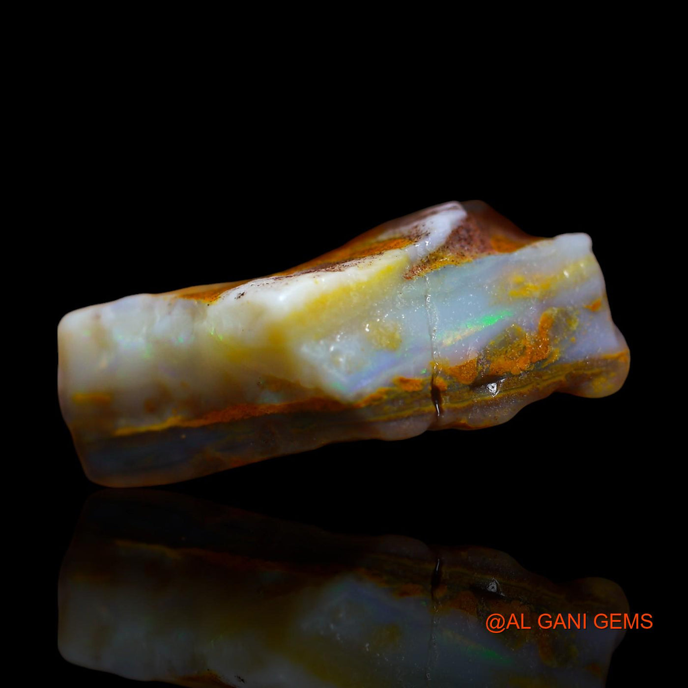 26.00 Cts Natural Australian Fire Opal Loose Gemstone Fancy Rough 27x20x10 mm RD-646